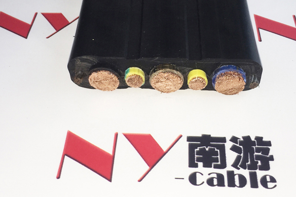 NY扁平电缆 多芯柔性定制 耐弯折抗拉伸 工业行车移动供电专用线缆