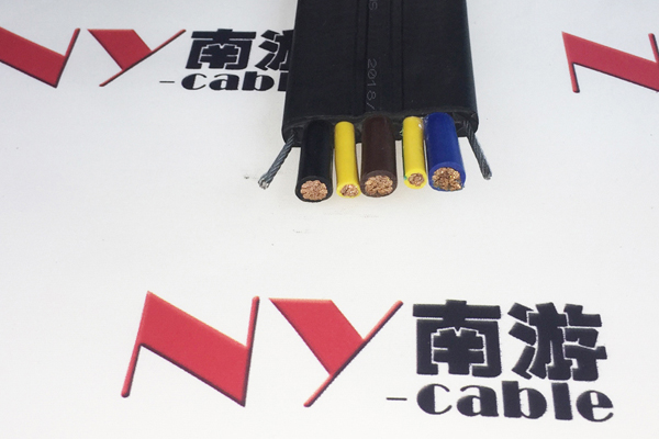 南游NY扁电缆 耐磨耐弯曲 行车电梯塔吊移动供电线缆