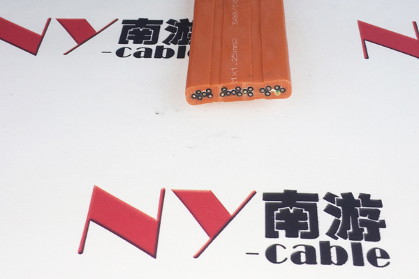 低烟无卤阻燃扁形电缆 电梯行车专用耐弯折扁电缆