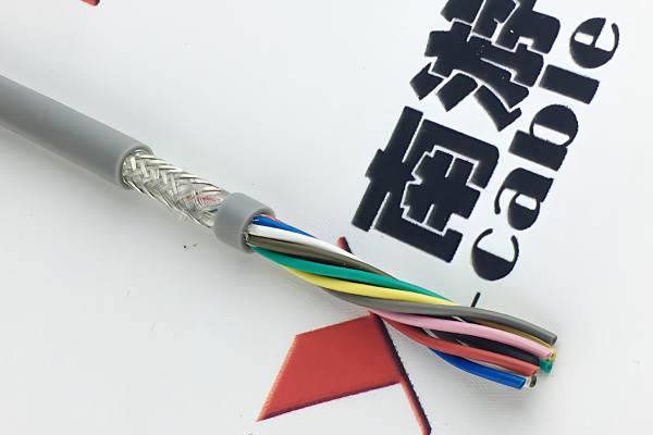 NY-TL0624 双护套屏蔽拖链电缆 工业机器人耐弯曲高柔性动力控制线缆