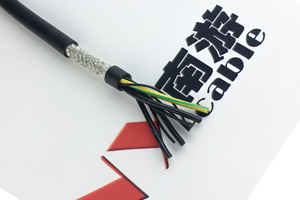 工业自动化屏蔽拖链电缆 高柔性双护套耐弯曲移动供电控制解决方案